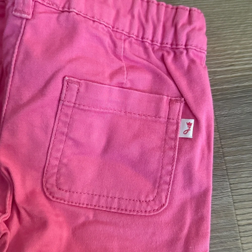 Jacadi baby pink long pants with adjustable waistband size 6 months